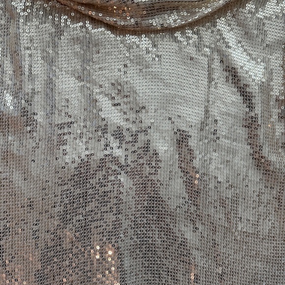 TORY BURCH cowl neck sequin 3/4 sleeve BLOUSE shirt size women's 6 S 21101145 - Picture 2 of 5